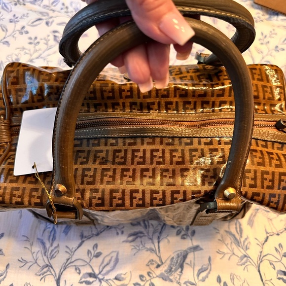 Fendi Brown Monogram Handbag - Picture 4 of 5